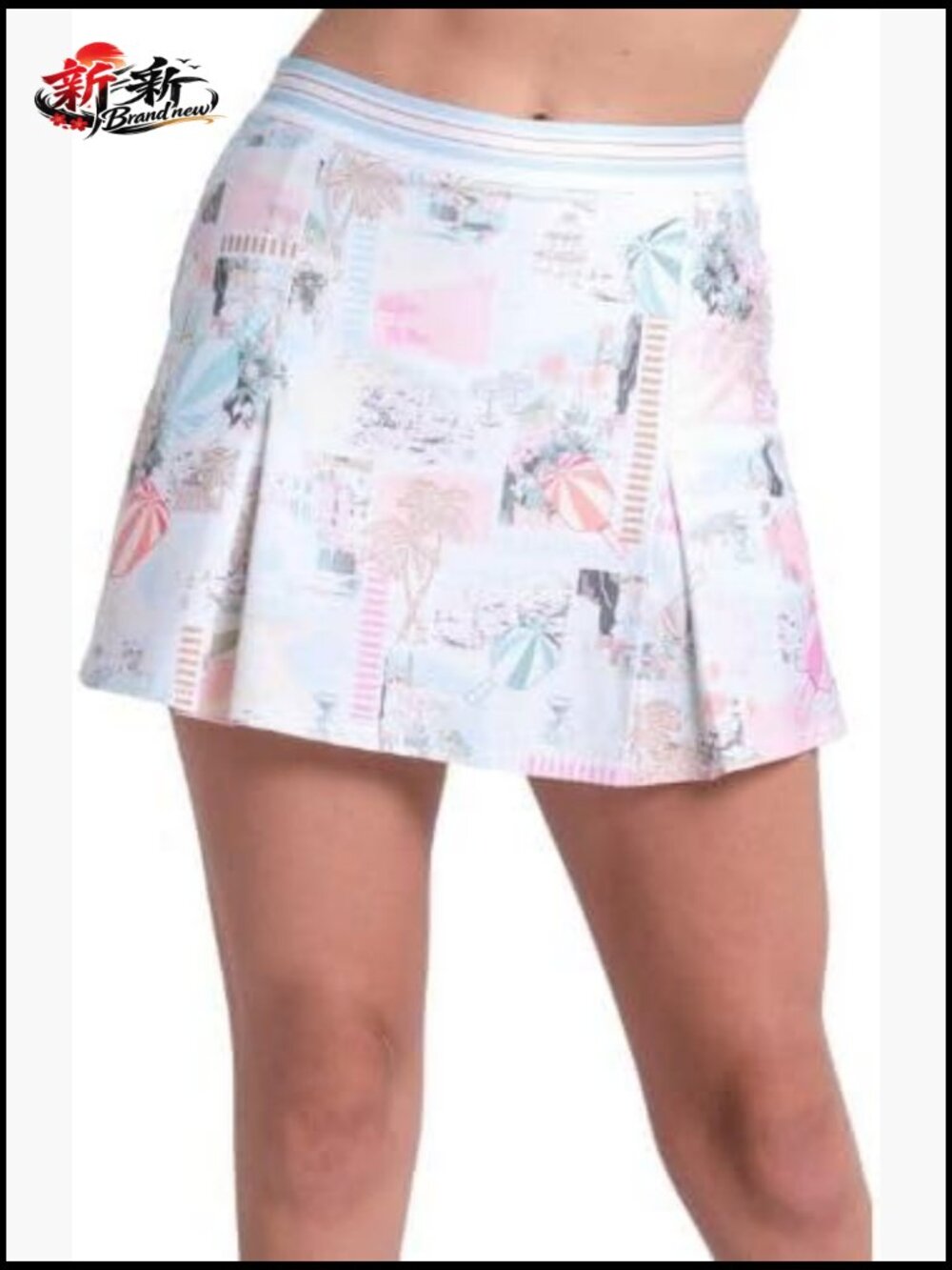Performance Pickleball Skirt with Inverted Pleats and Pockets